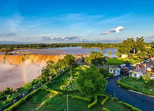 Tribal dancers performing traditional folk dance in Chhattisgarh