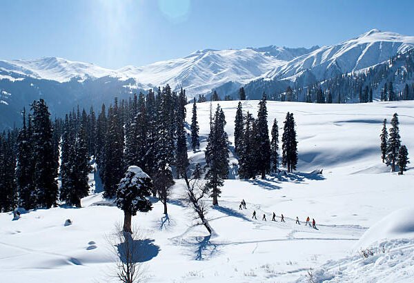 Beautiful Skiing Resort of Gulmarg in Kashmir – India