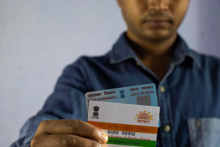 man showing a documents that brings with during the trip